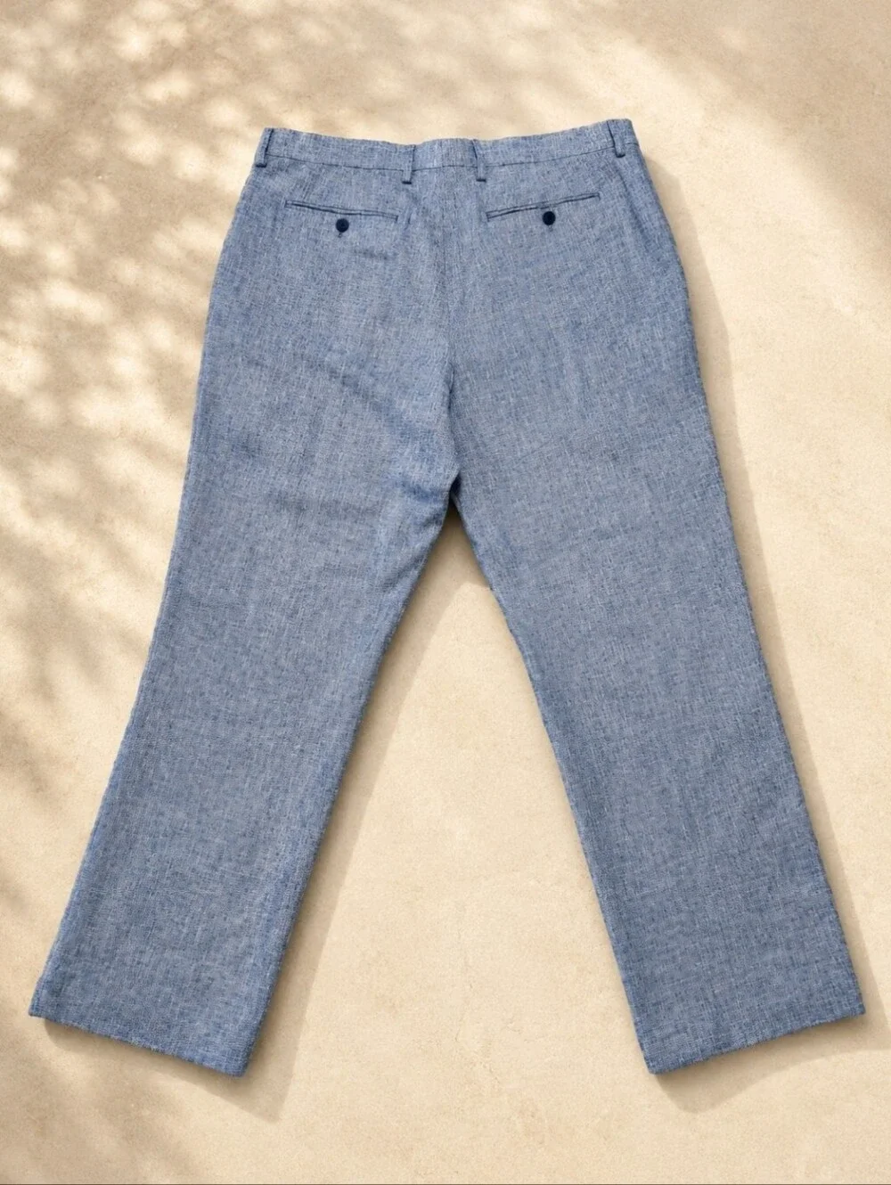 Banana Republic Linen Blend Standard Fit Trousers 36x32